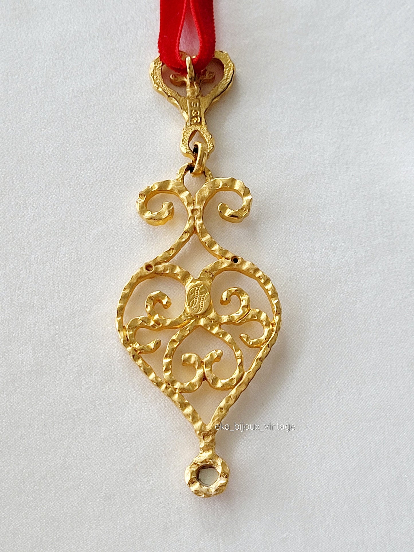 Inès de la Fressange - Pendentif vintage