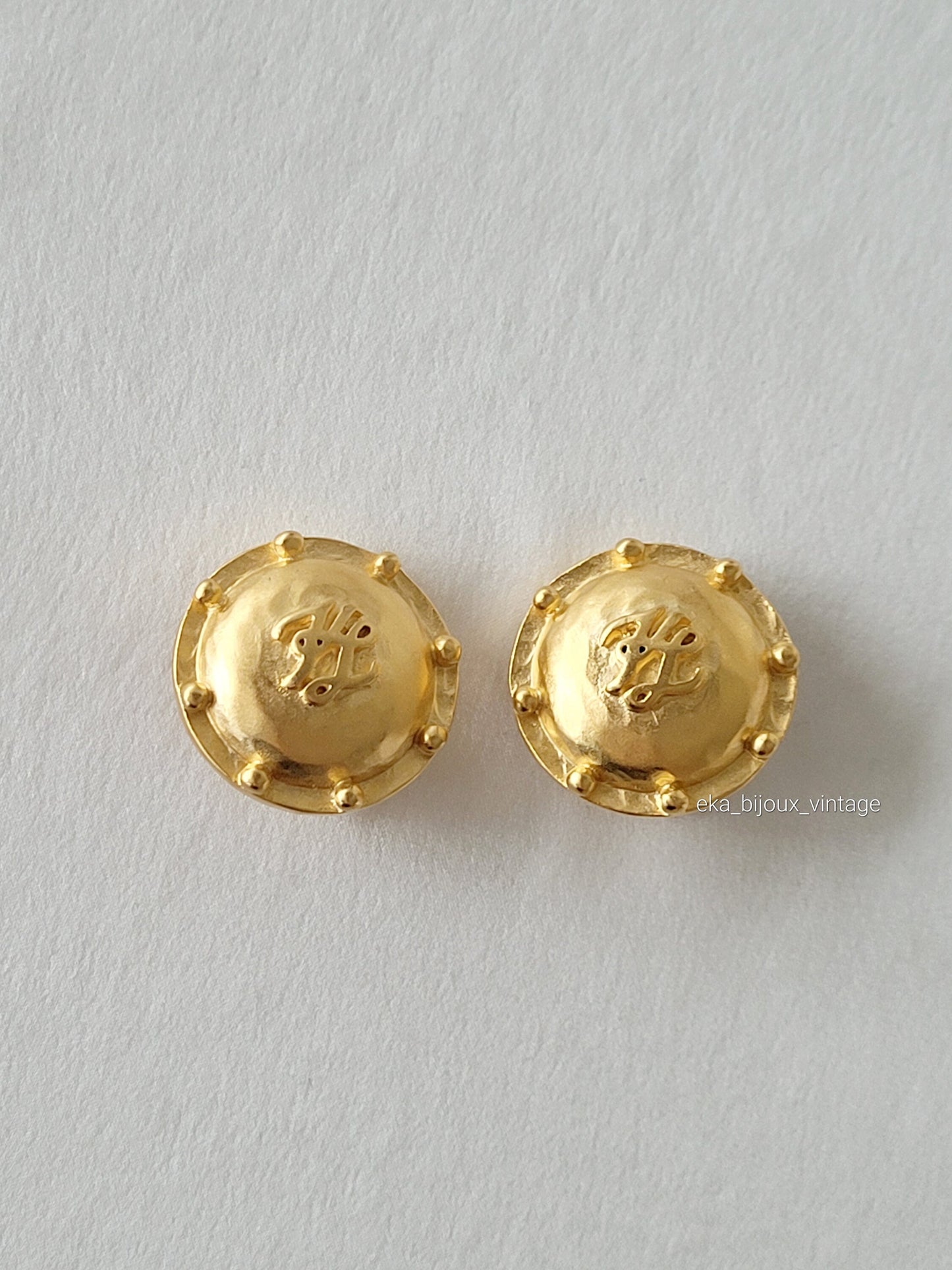 Karl Lagerfeld - Vintage KL earrings