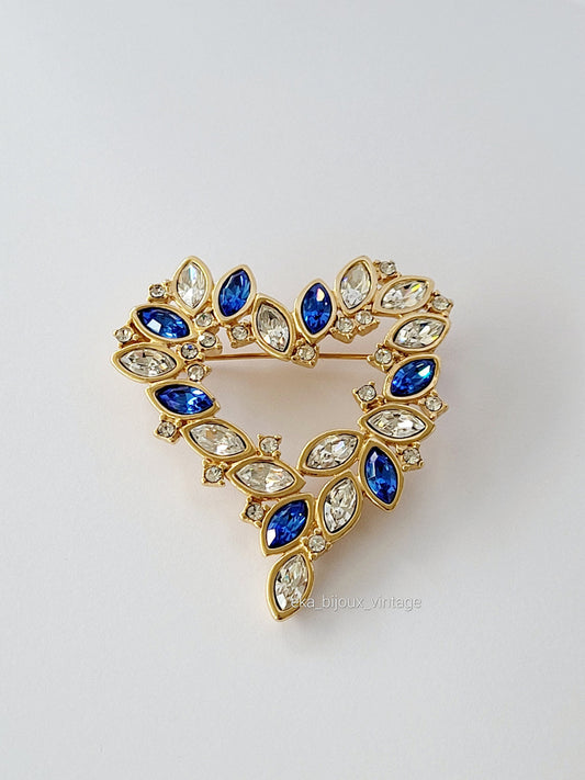 Monet - Vintage Heart Brooch