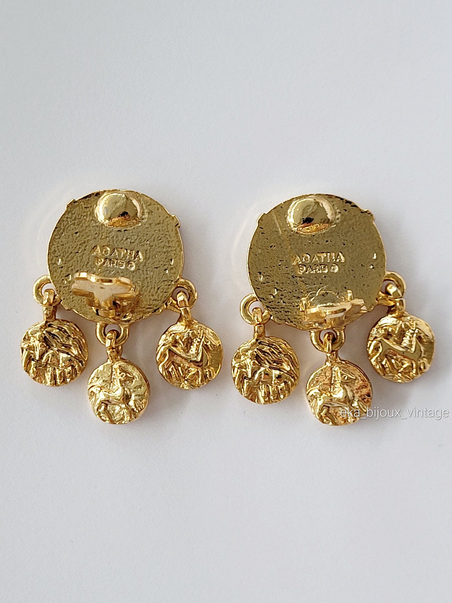 Agatha Paris - Boucles d'oreilles pendantes vintage