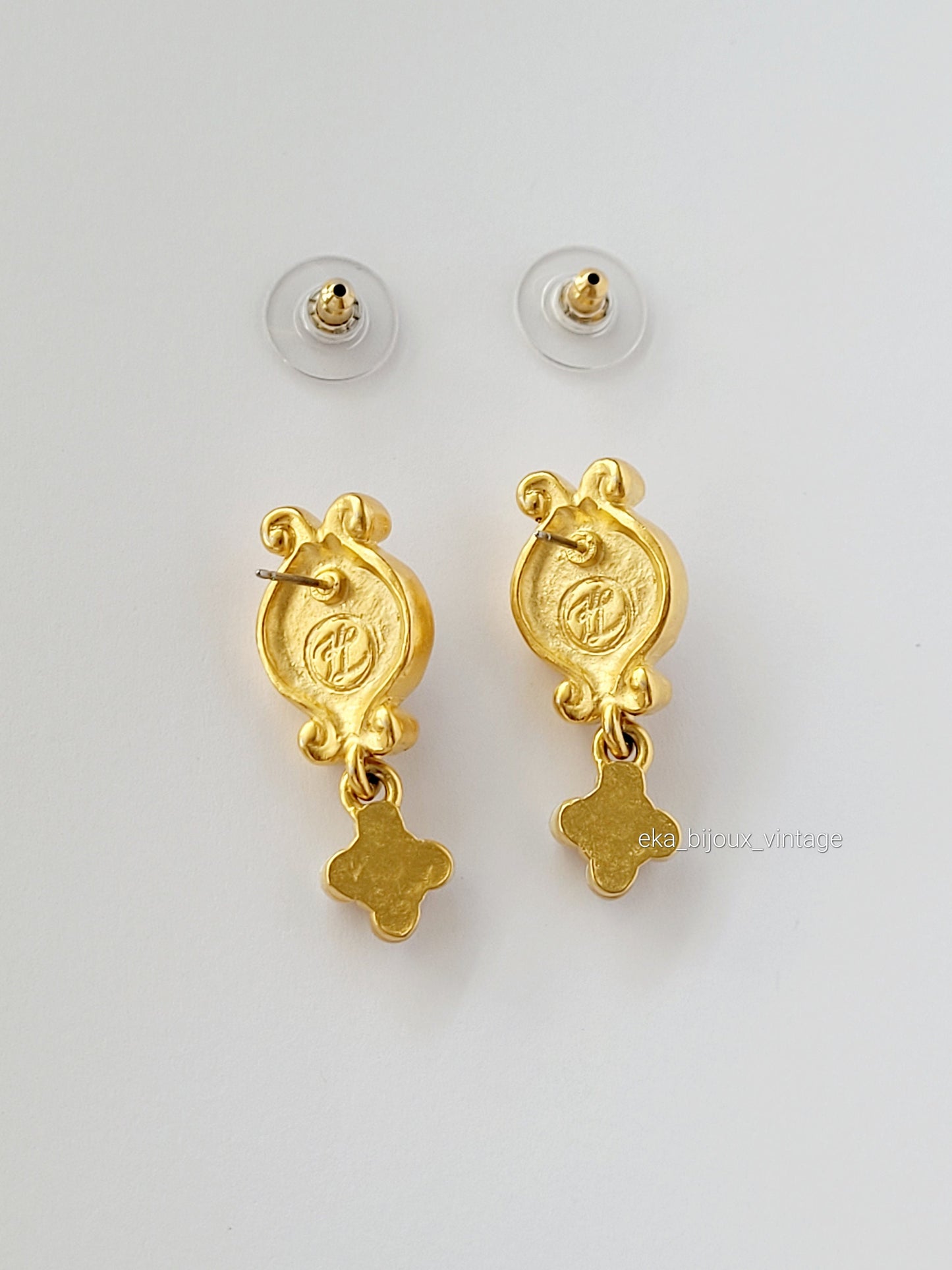 Karl Lagerfeld - Boucles d'oreilles pendantes