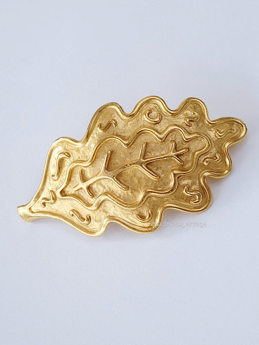 Ines de la Fressange - Vintage Leaf Brooch