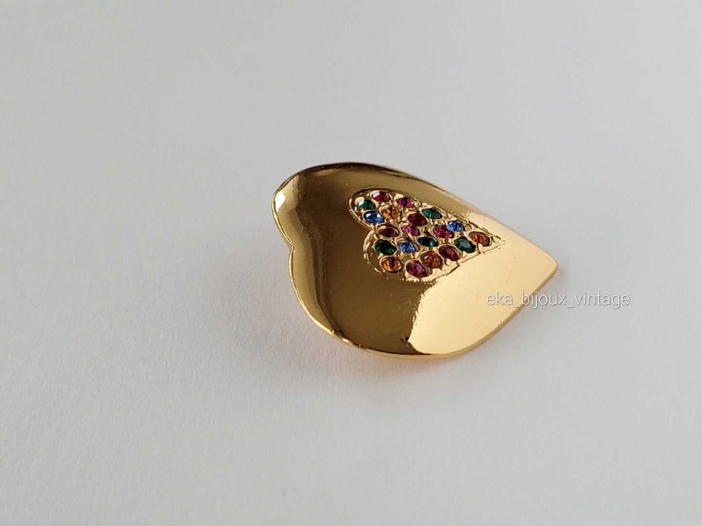 Yves Saint Laurent - Vintage Heart Brooch