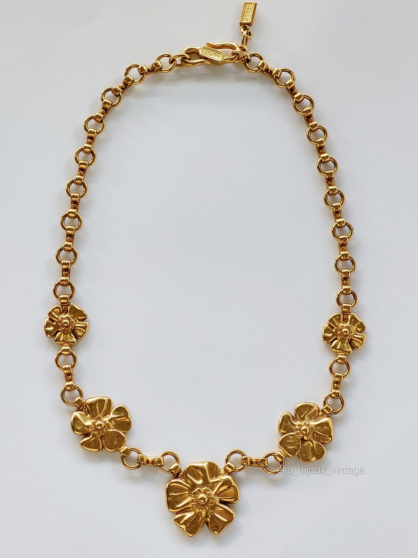 Kenzo - Vintage Flowers Necklace