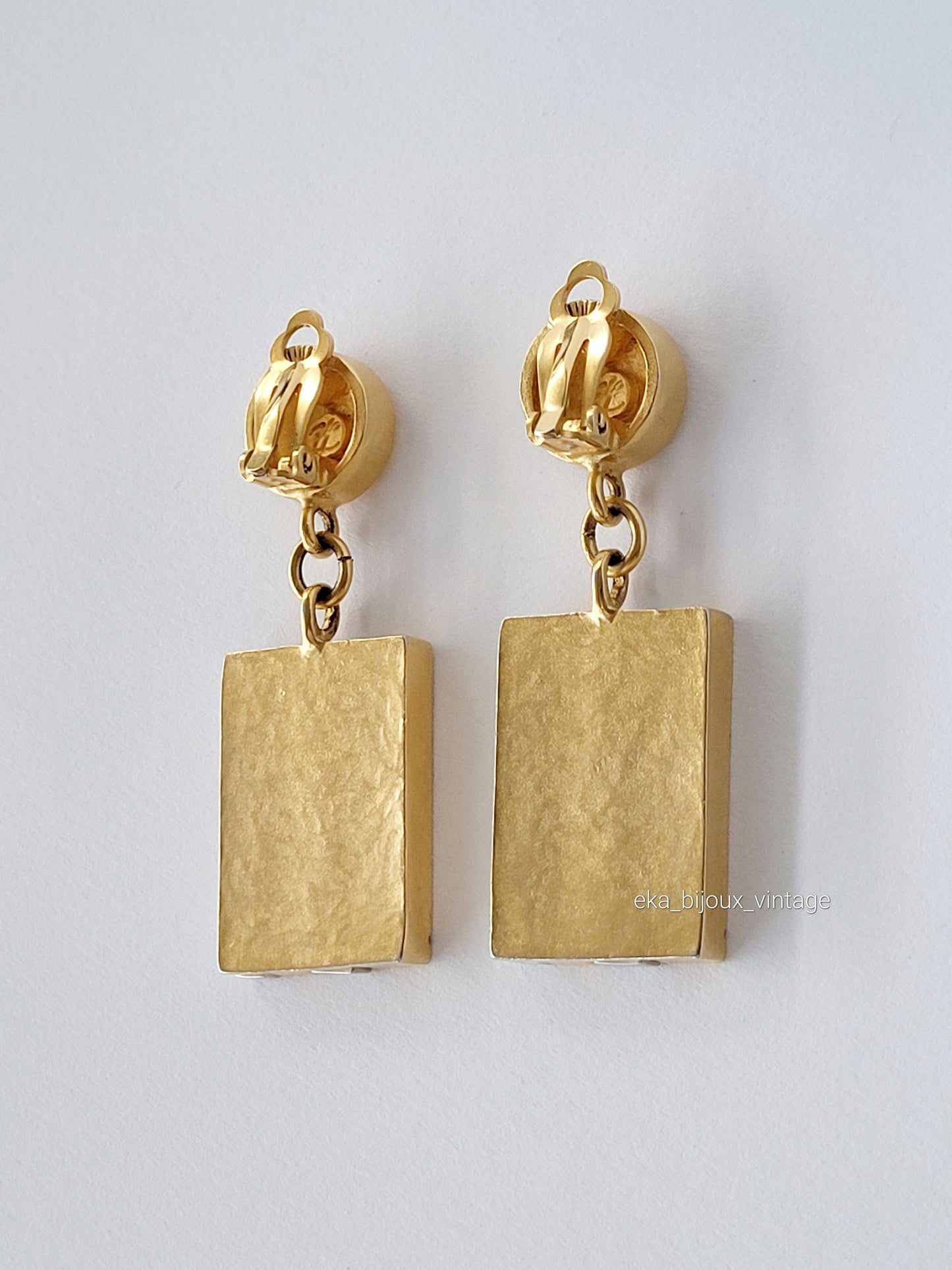 Karl Lagerfeld - Boucles d'oreilles vintage KARL