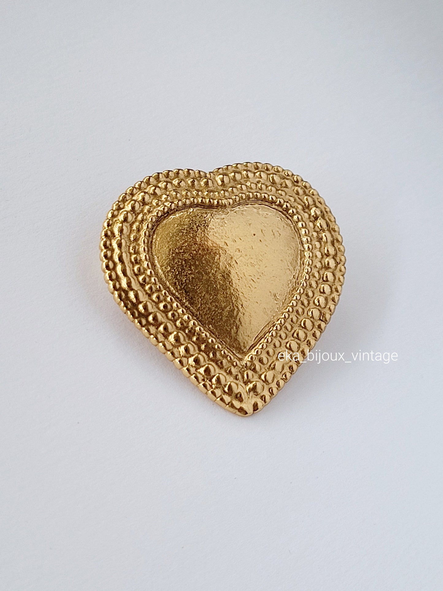 Yves Saint Laurent - Vintage Heart Brooch/Pendant