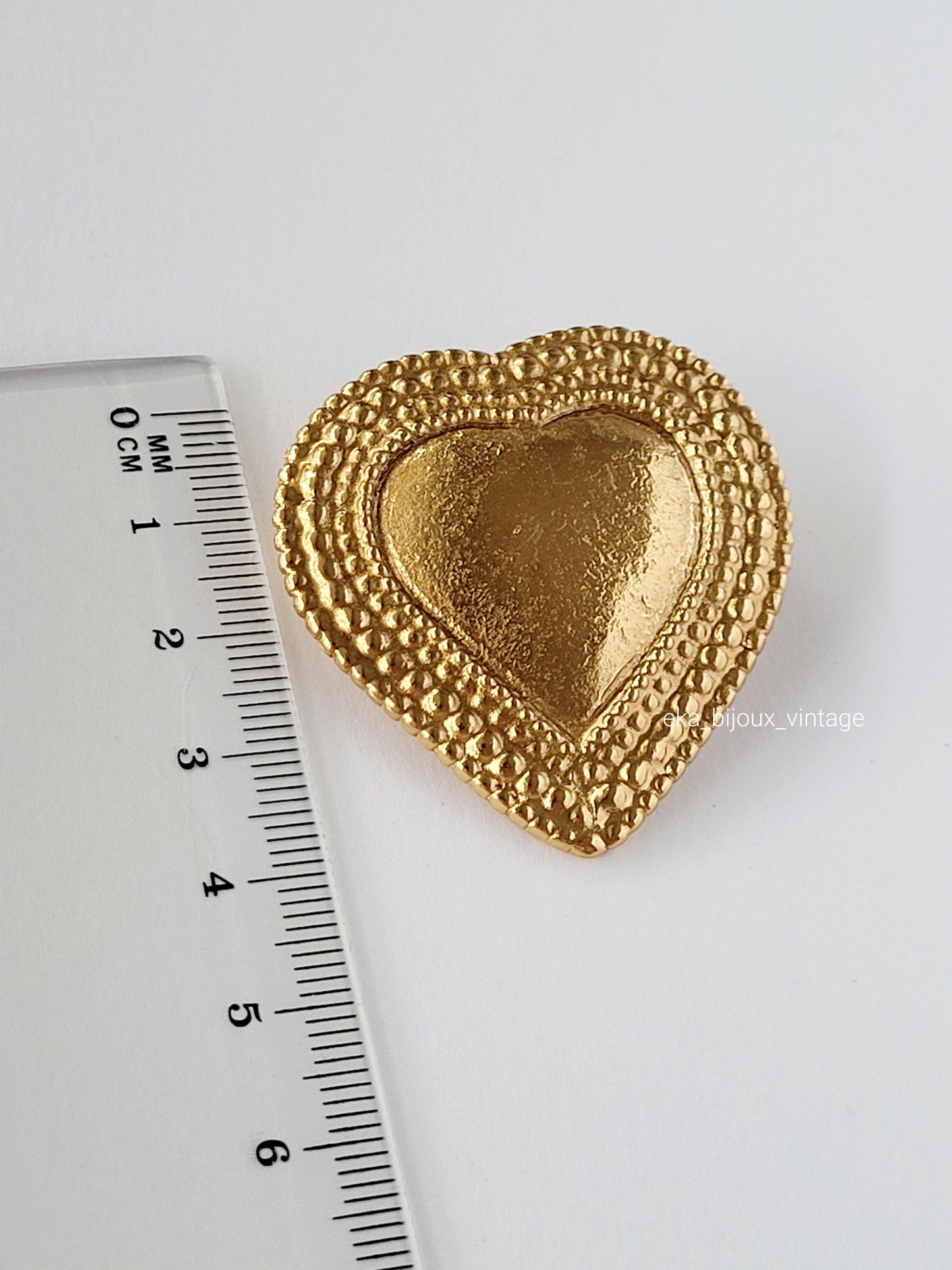 Yves Saint Laurent - Vintage Heart Brooch/Pendant