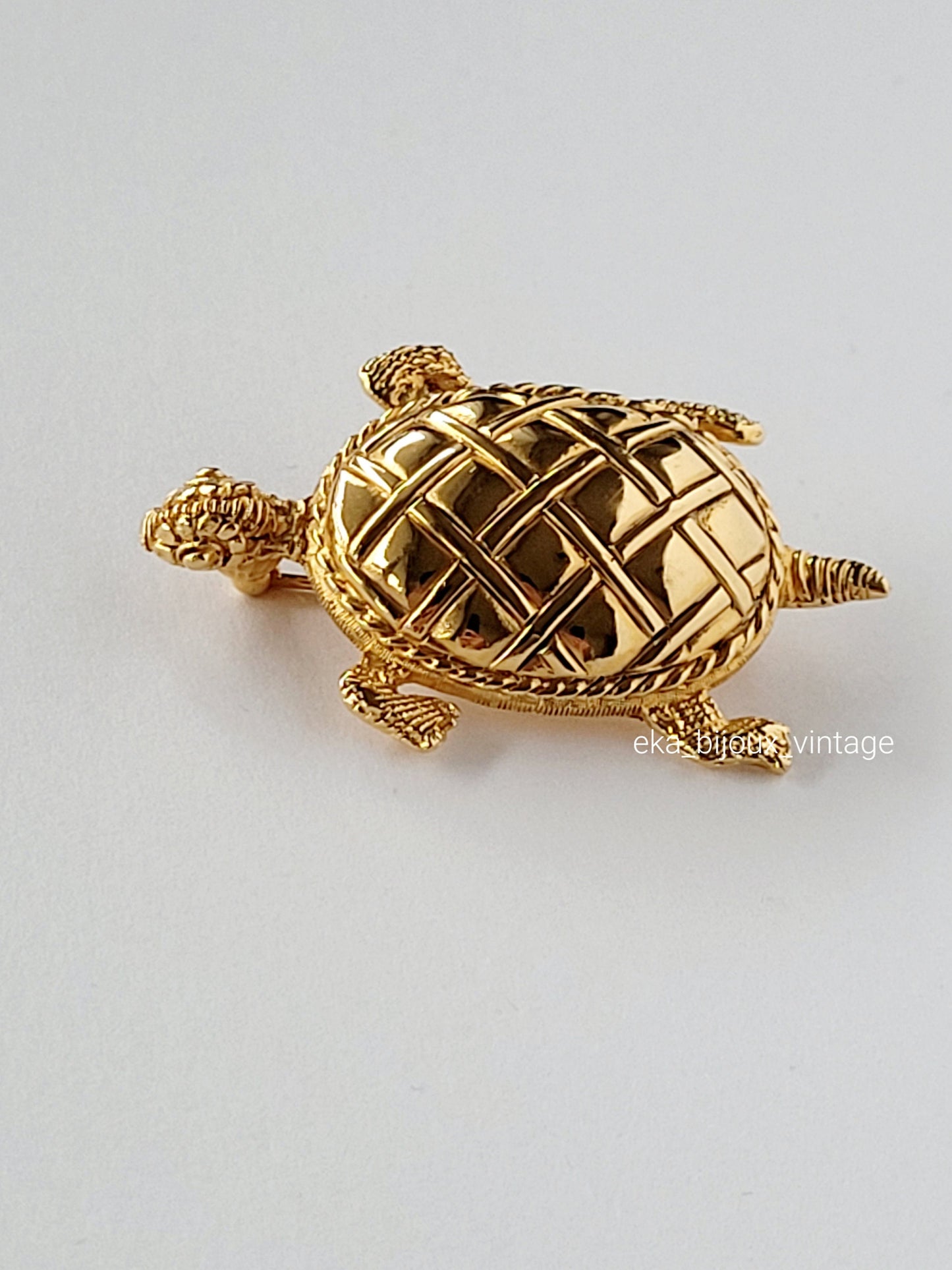 Carven - Broche vintage Tortue