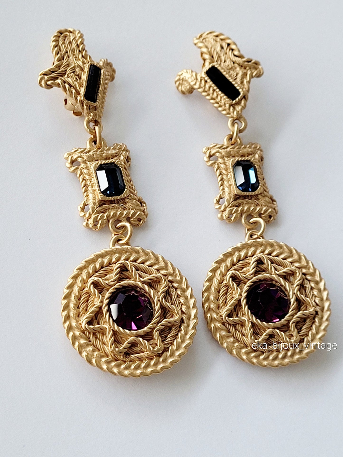 Balenciaga - Boucles d'oreilles pendantes vintage