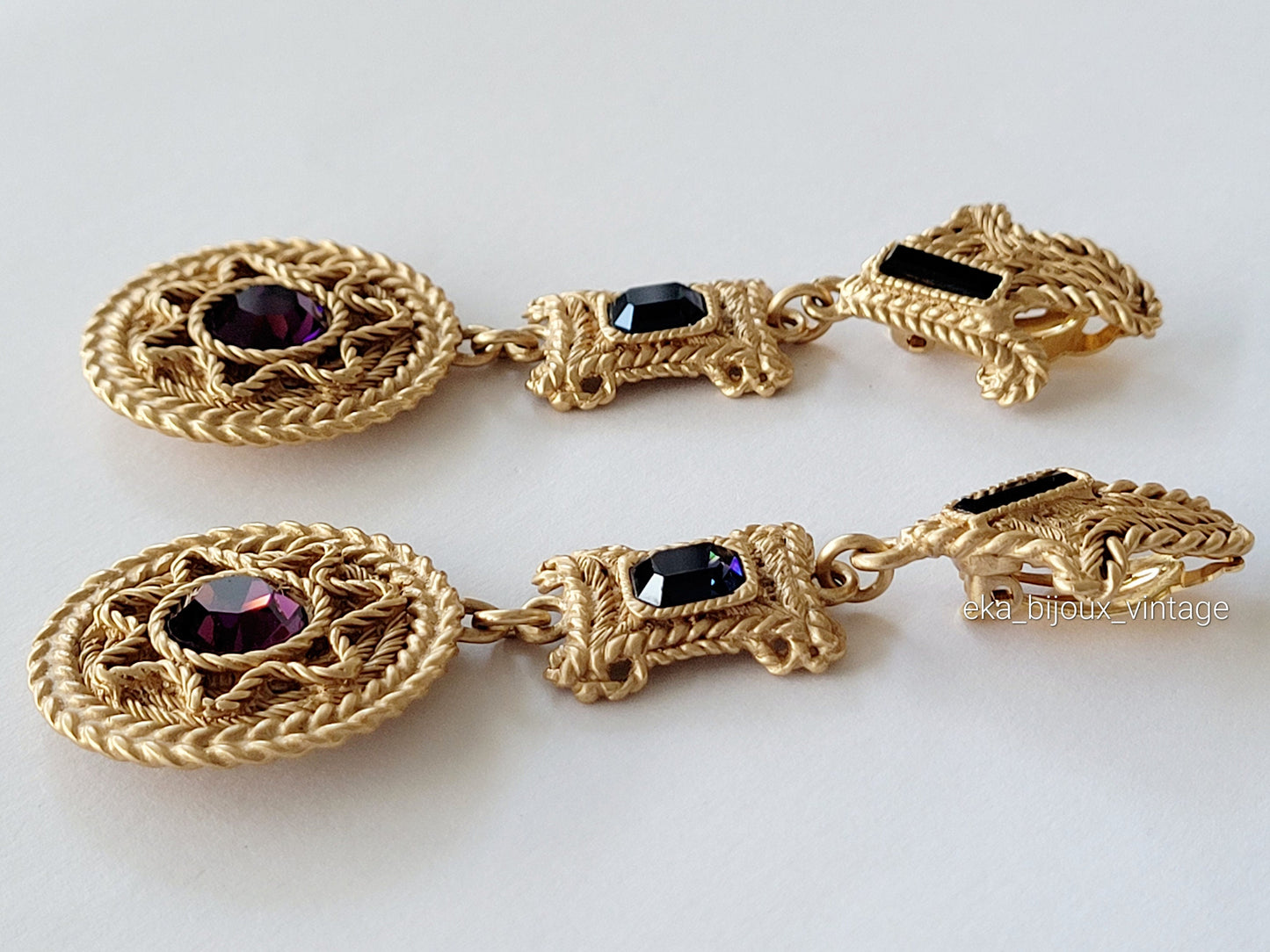 Balenciaga - Boucles d'oreilles pendantes vintage