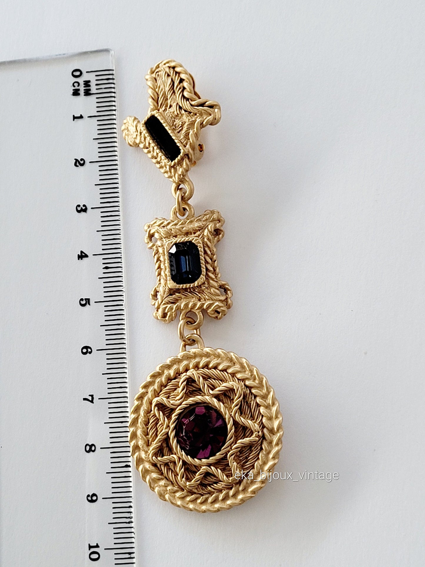 Balenciaga - Boucles d'oreilles pendantes vintage