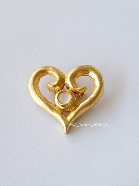 Vintage Heart Brooch/Pendant