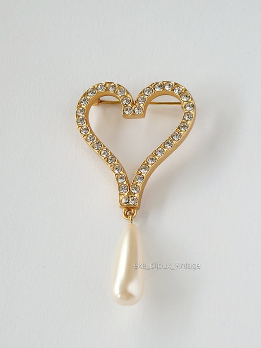 Guy Laroche - Vintage Heart Brooch