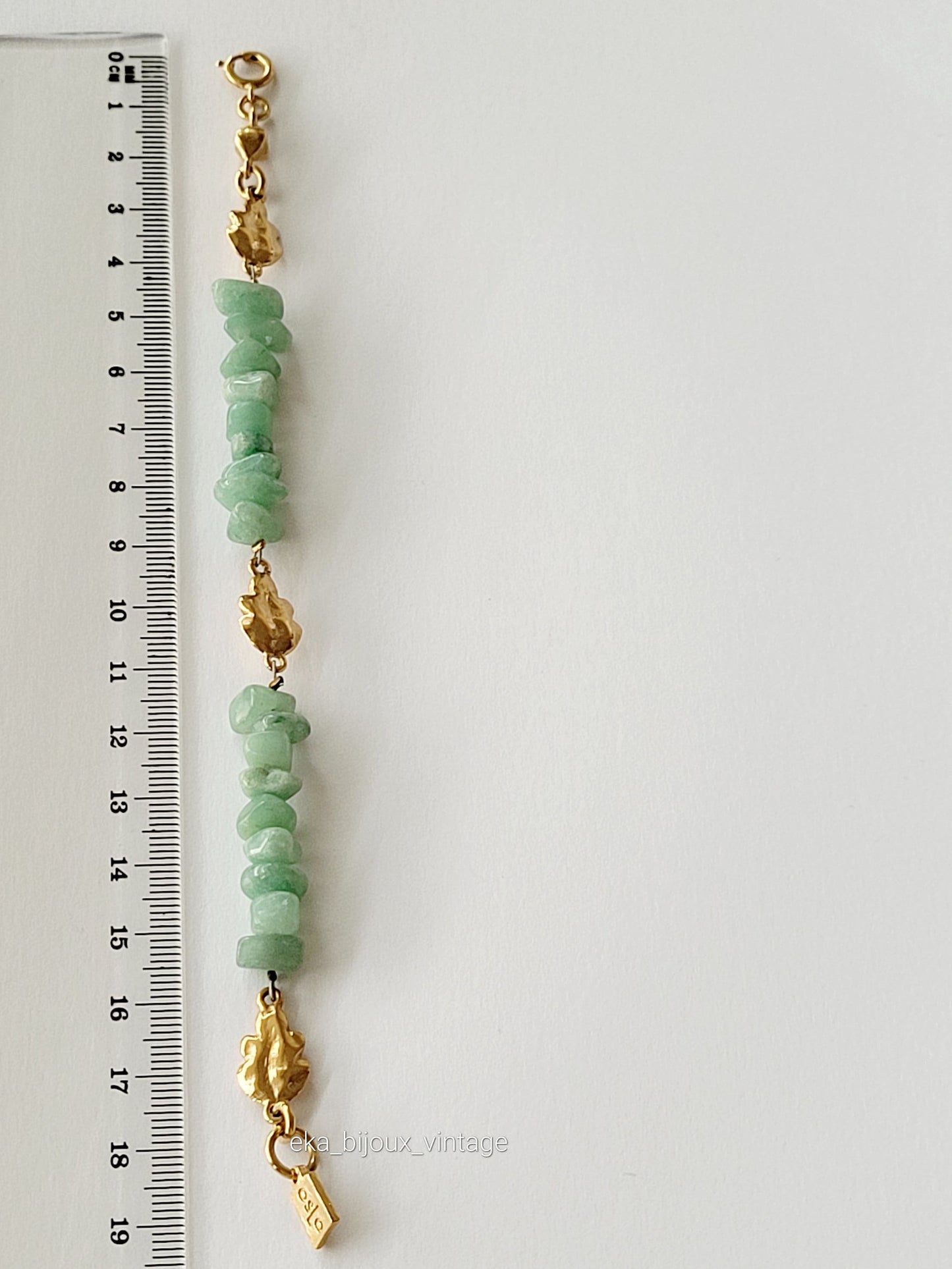 Oslo - Vintage Green Aventurine Bracelet