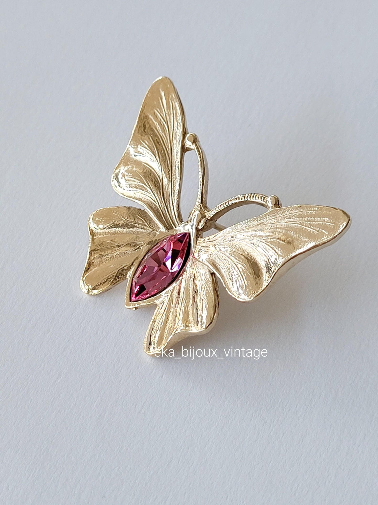 Philippe Ferrandis - Broche Papillion rose