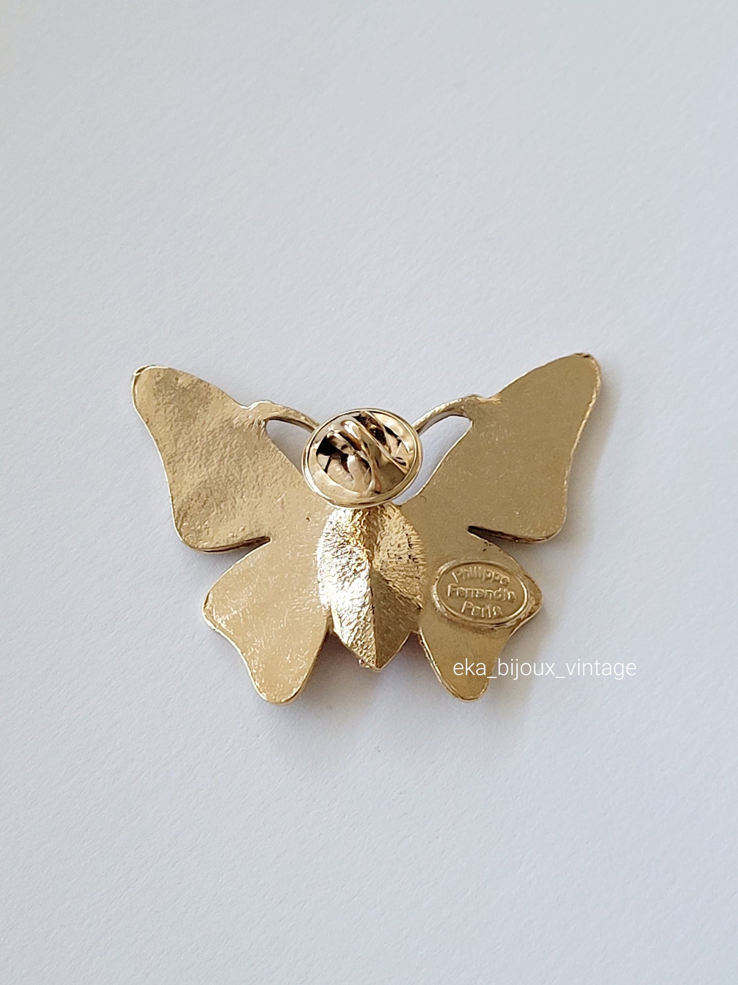 Philippe Ferrandis - Broche Papillion rose