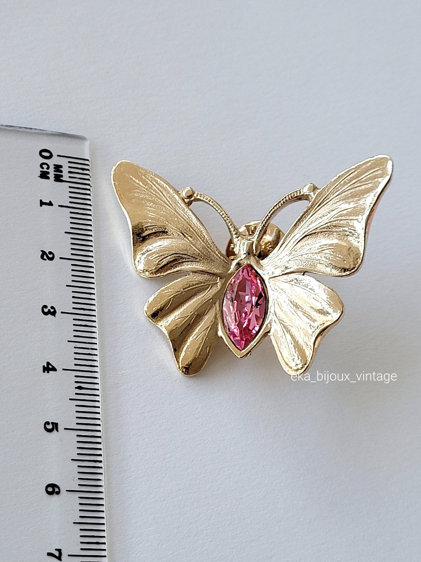 Philippe Ferrandis - Broche Papillion rose