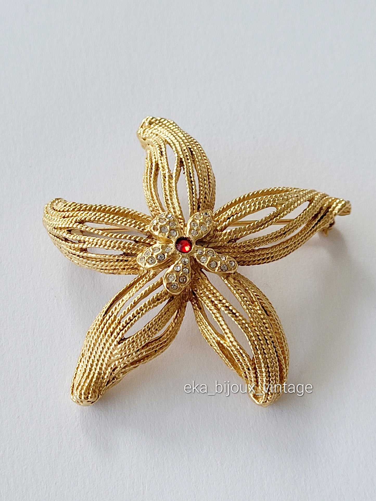 Broche vintage - Fleur