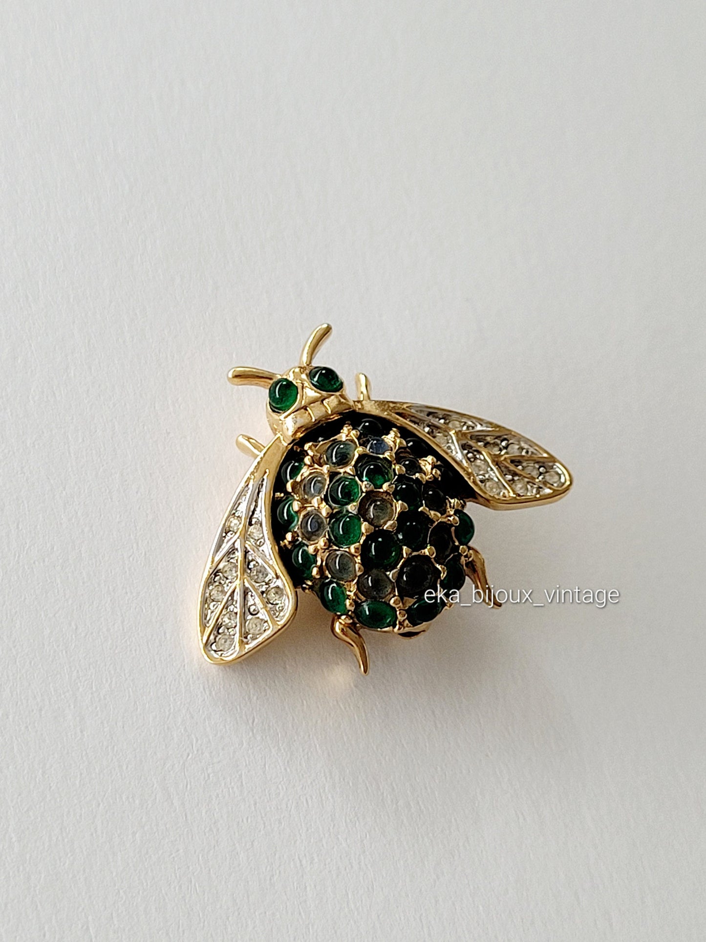 Alpha - Broche vintage - Insecte