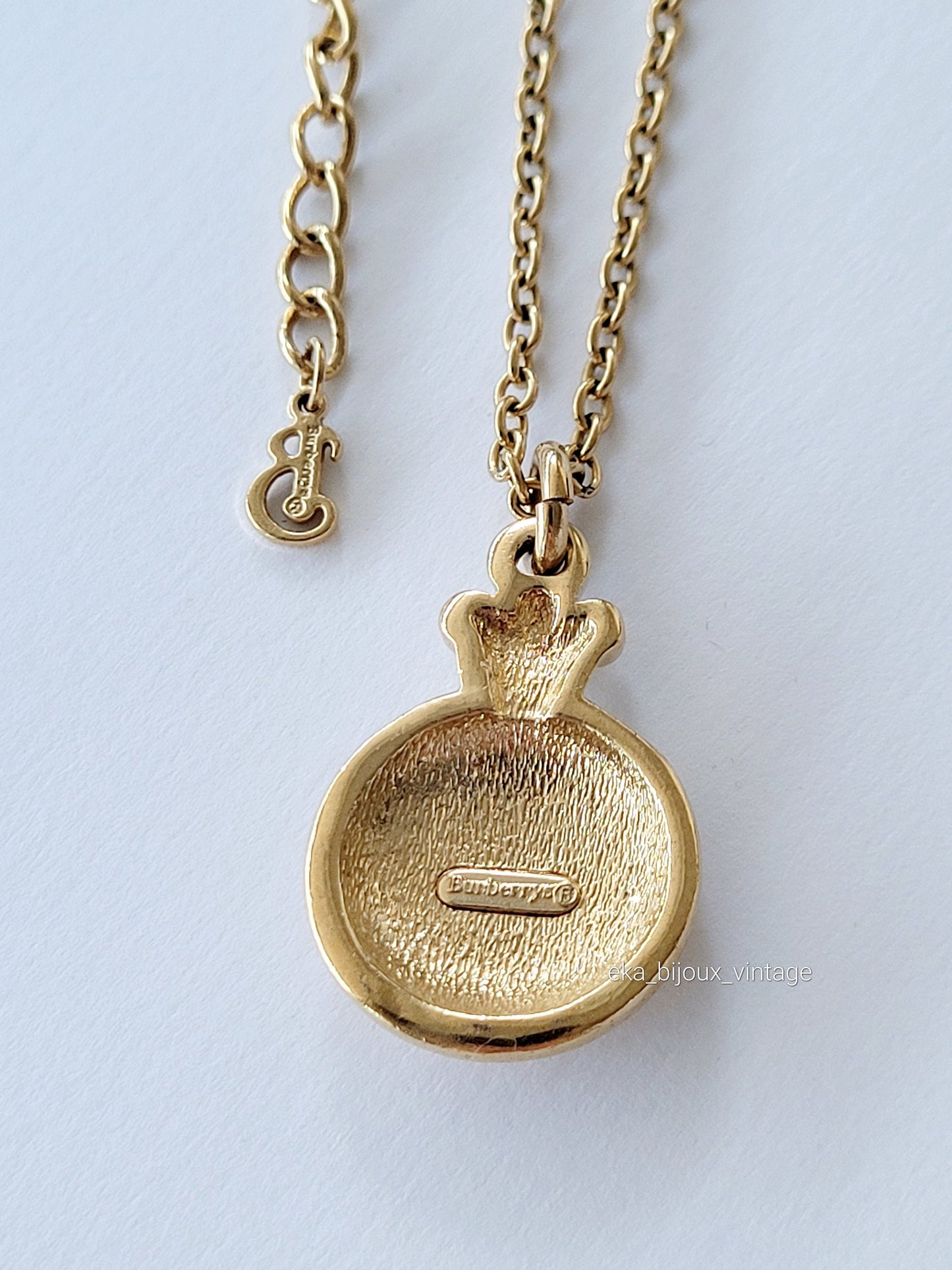 Burberrys of London - Collier avec pendentif vintage