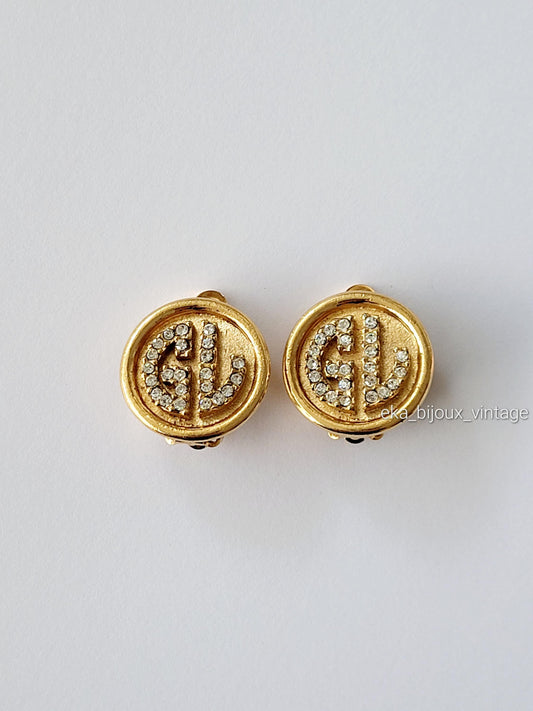 Guy Laroche - Boucles d'oreilles vintage