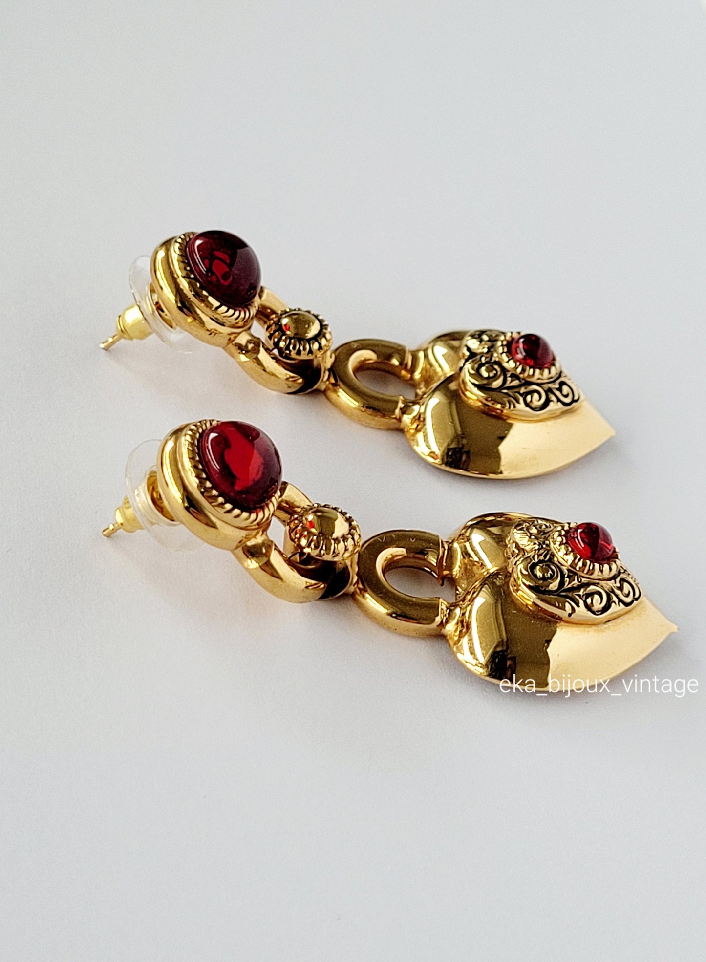 Rossi Paris - Boucles d'oreilles pendantes Cœur