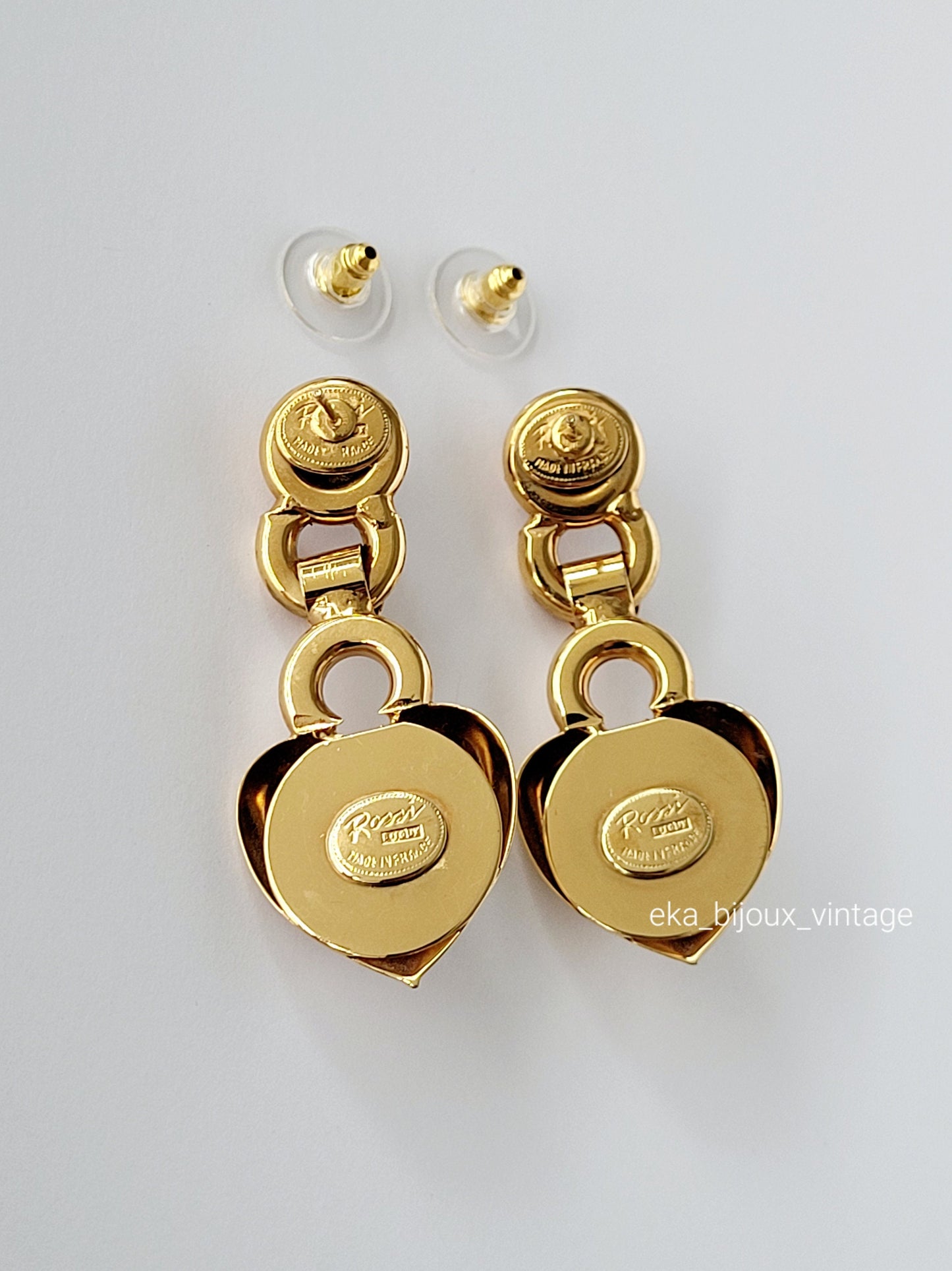 Rossi Paris - Boucles d'oreilles pendantes Cœur