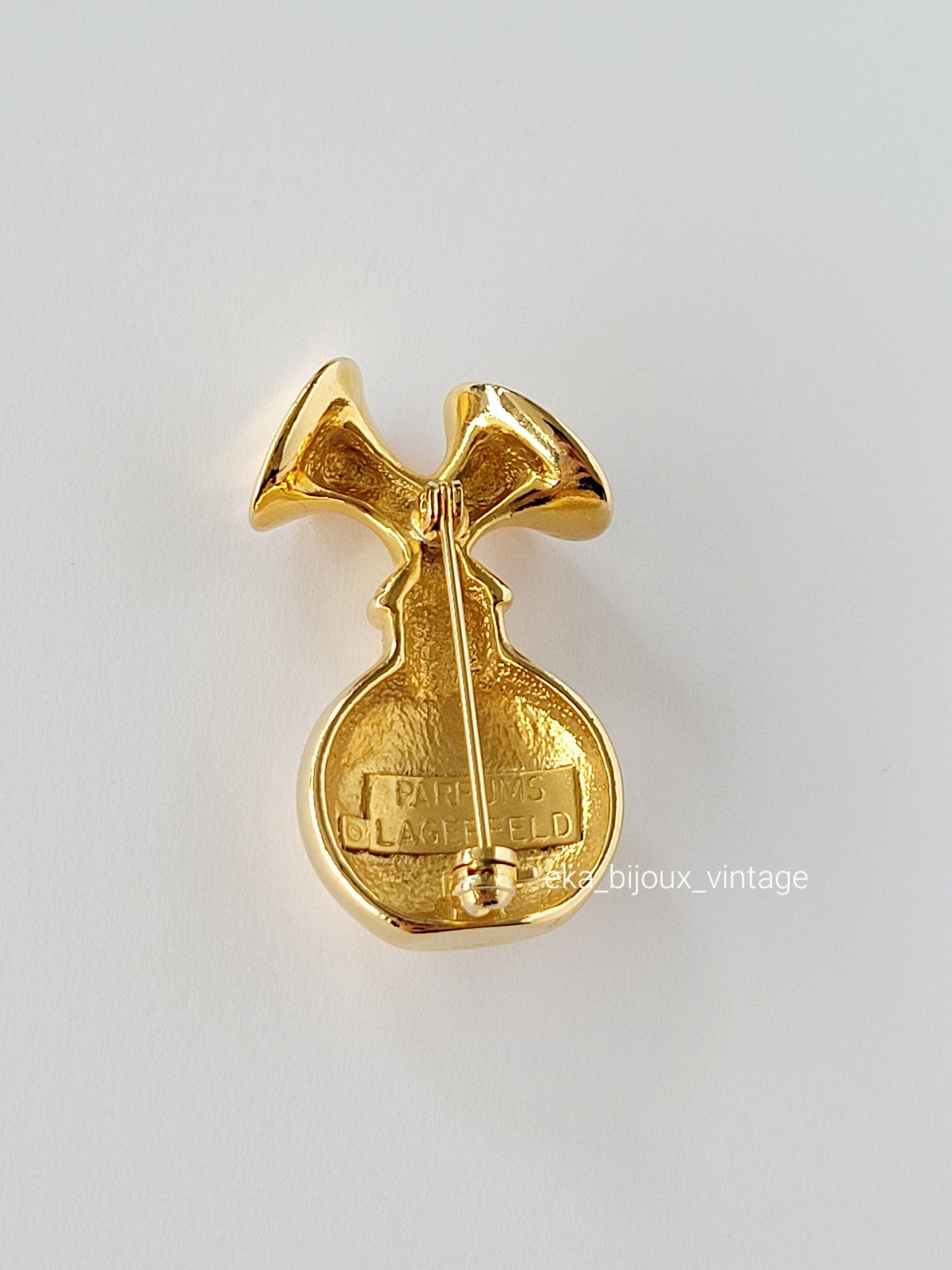 Karl Lagerfeld Parfums - Vintage perfume bottle brooch