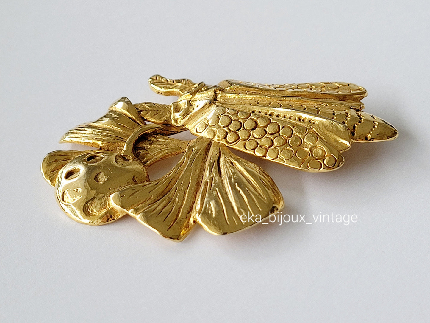 Celine T. Saxe - Grande broche vintage Insecte