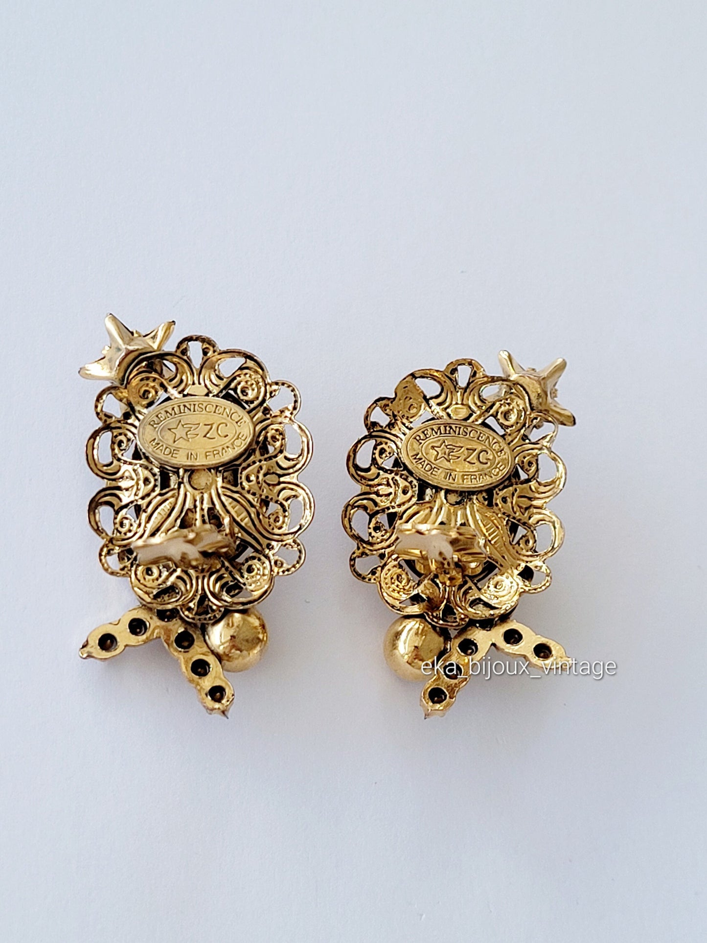 Réminiscence Zoe Coste - Boucles d'oreilles vintage