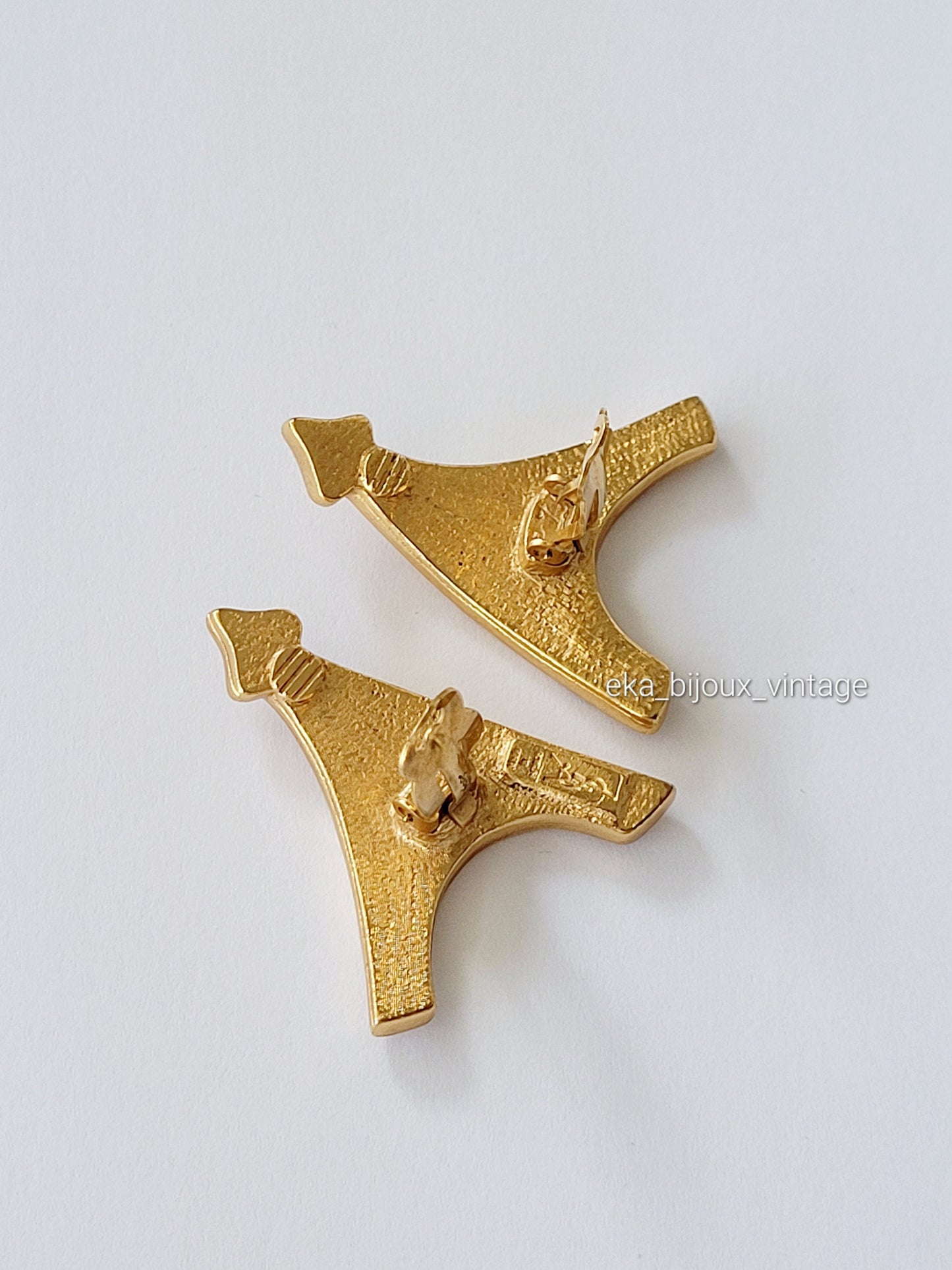 Yves Saint Laurent - Vintage earrings - Eiffel Tower