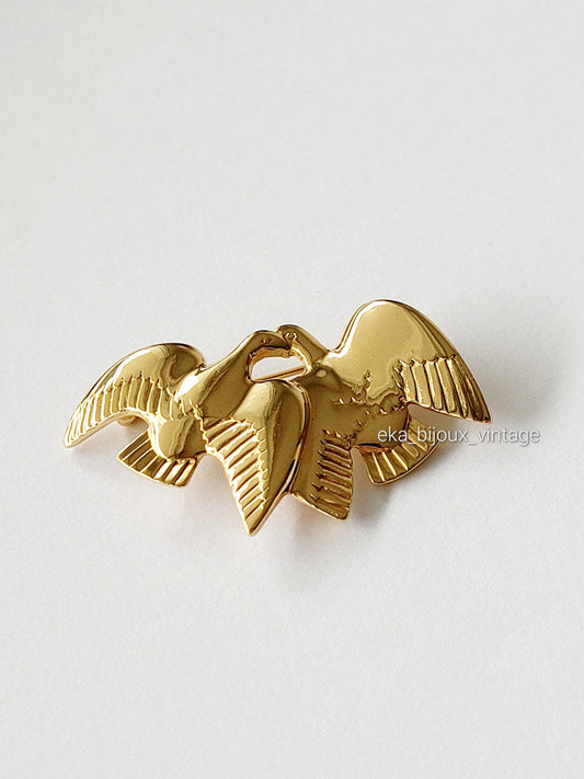 Nina Ricci - Vintage Doves brooch