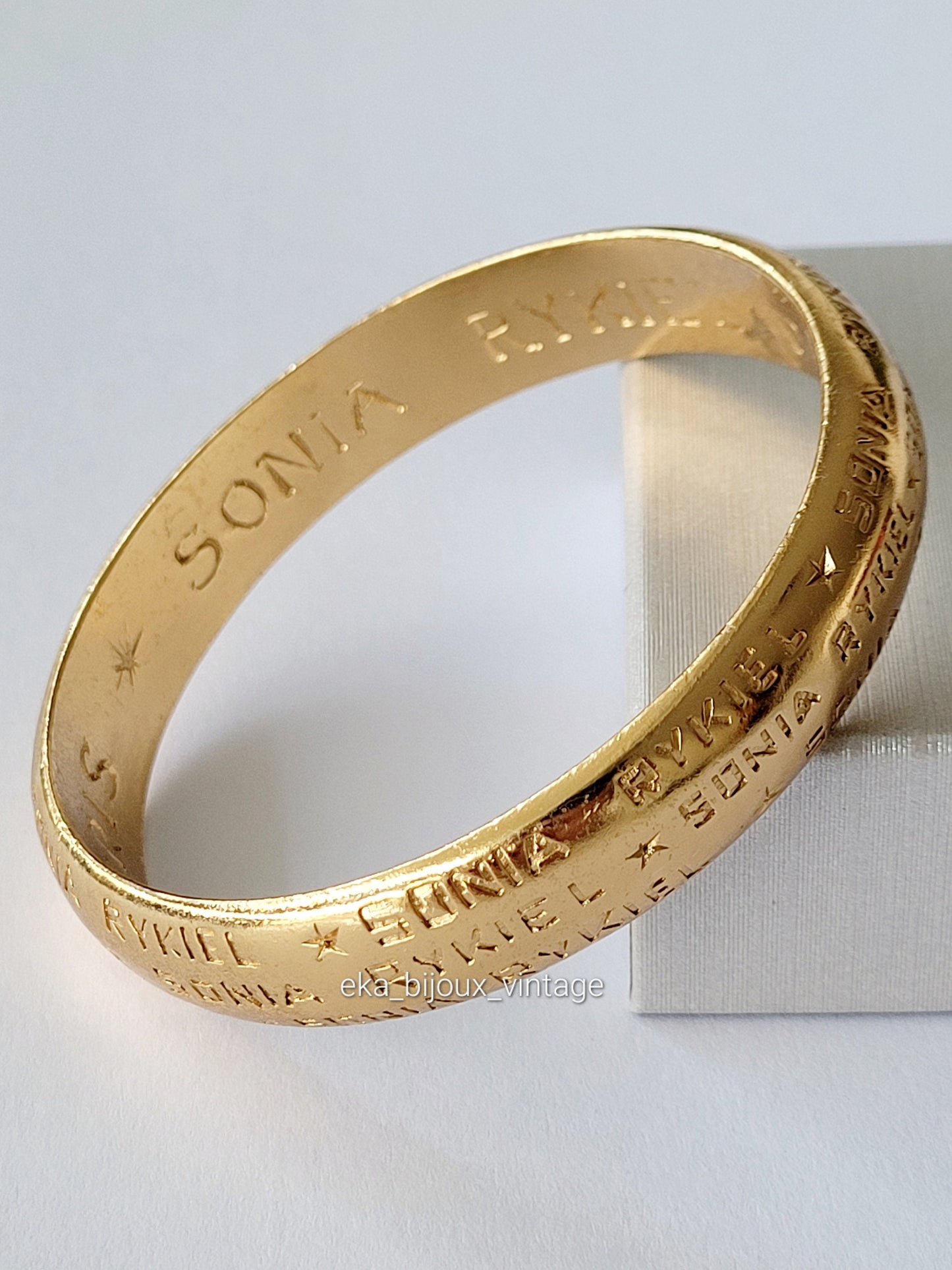 Sonia Rykiel - Bracelet vintage doré