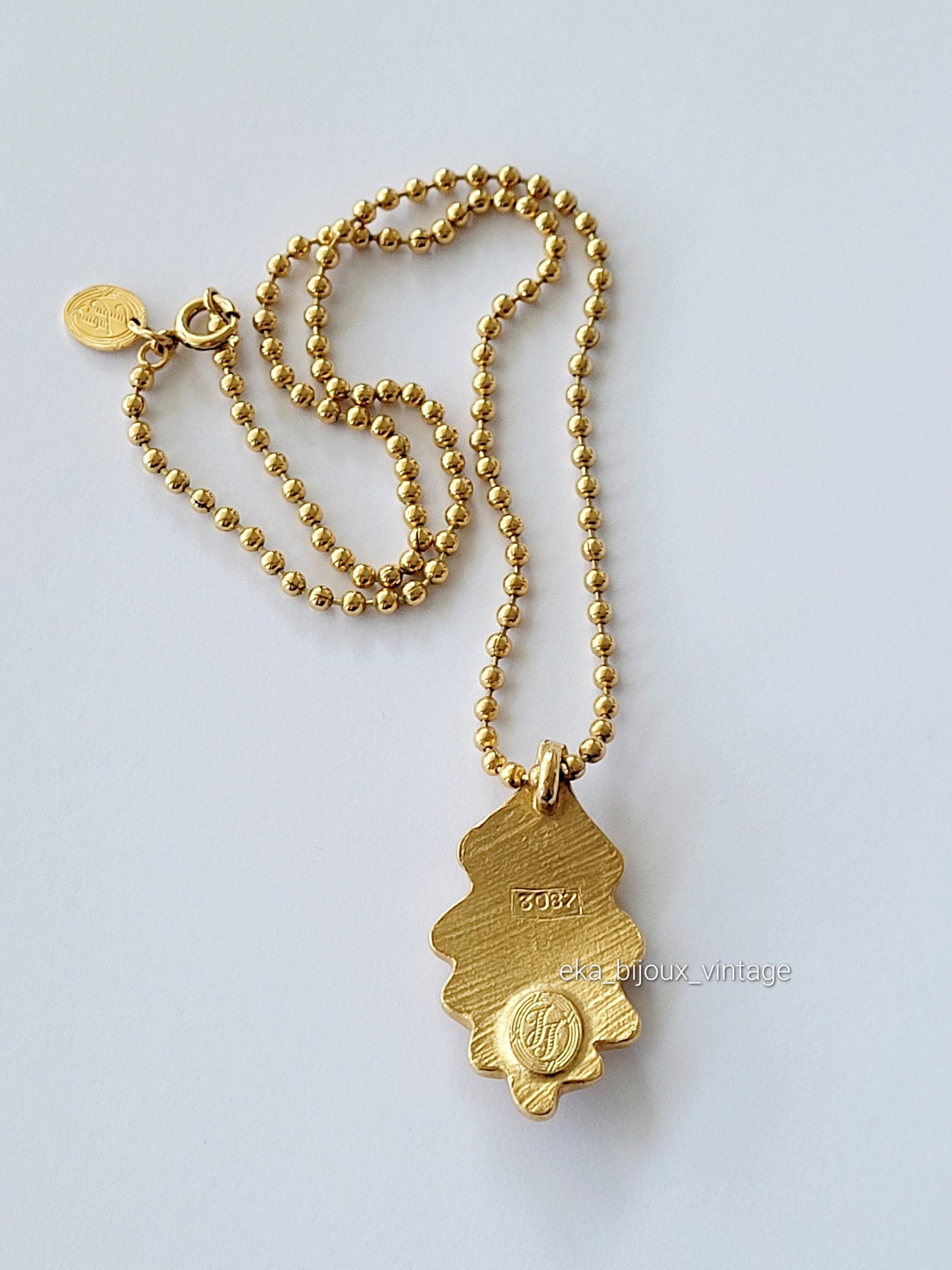 Ines de la Fressange - Vintage golden necklace