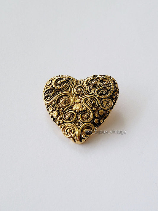 Jean-Louis Scherrer - Vintage Heart Brooch