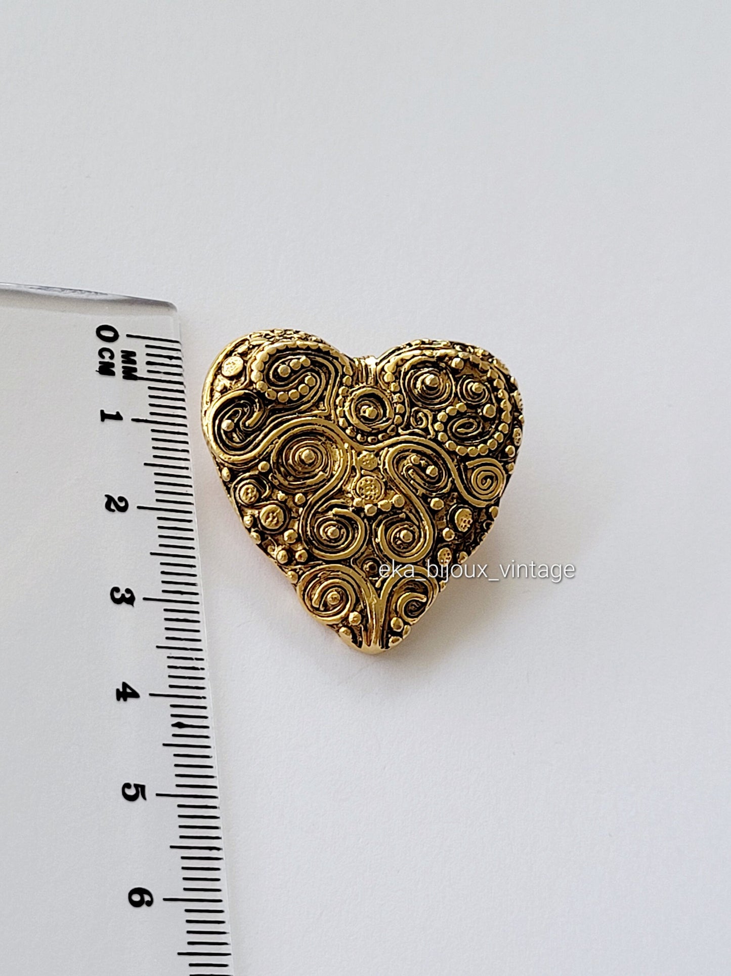 Jean-Louis Scherrer - Vintage Heart Brooch