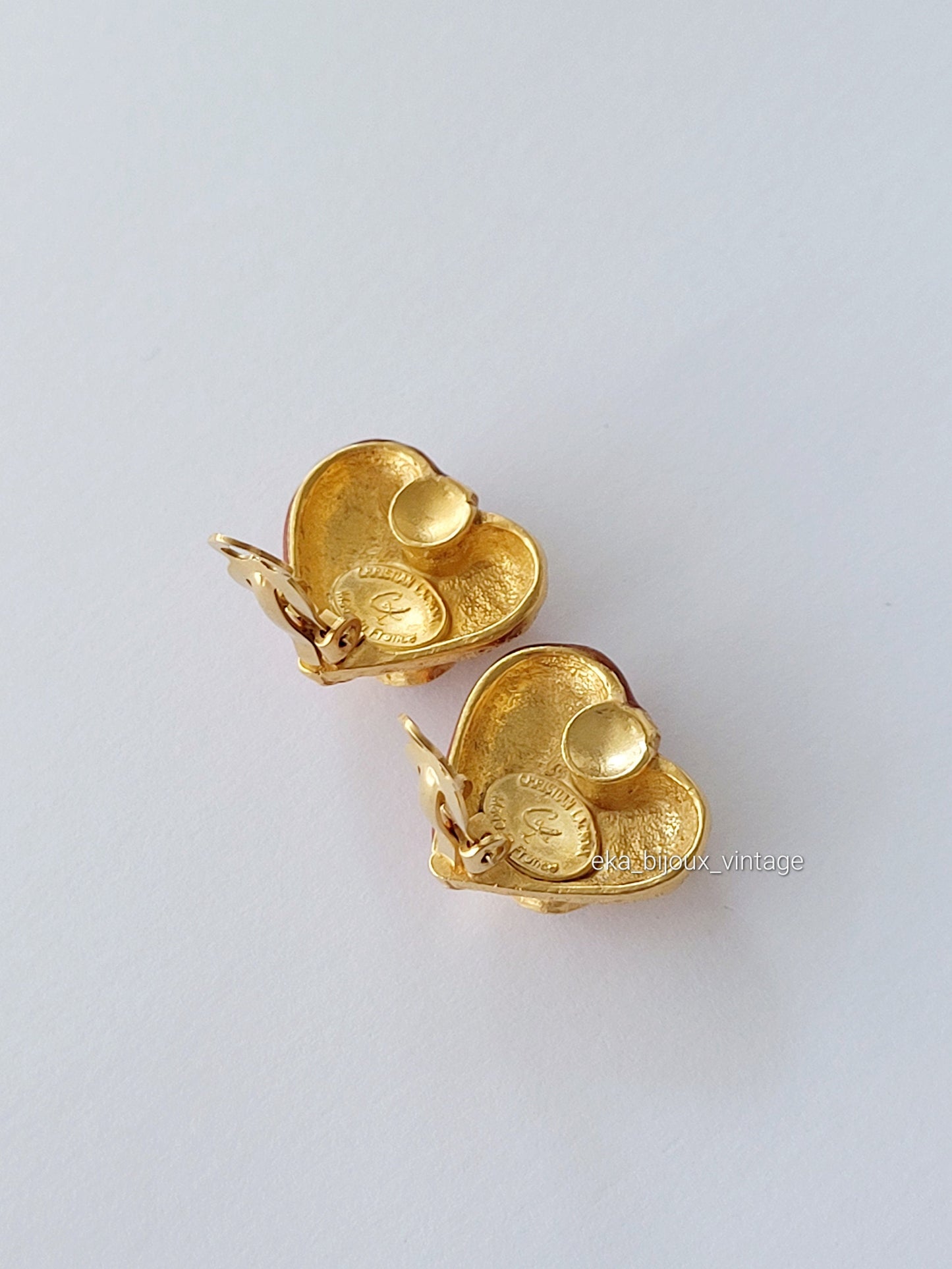 Christian Lacroix - Vintage Heart CL earrings