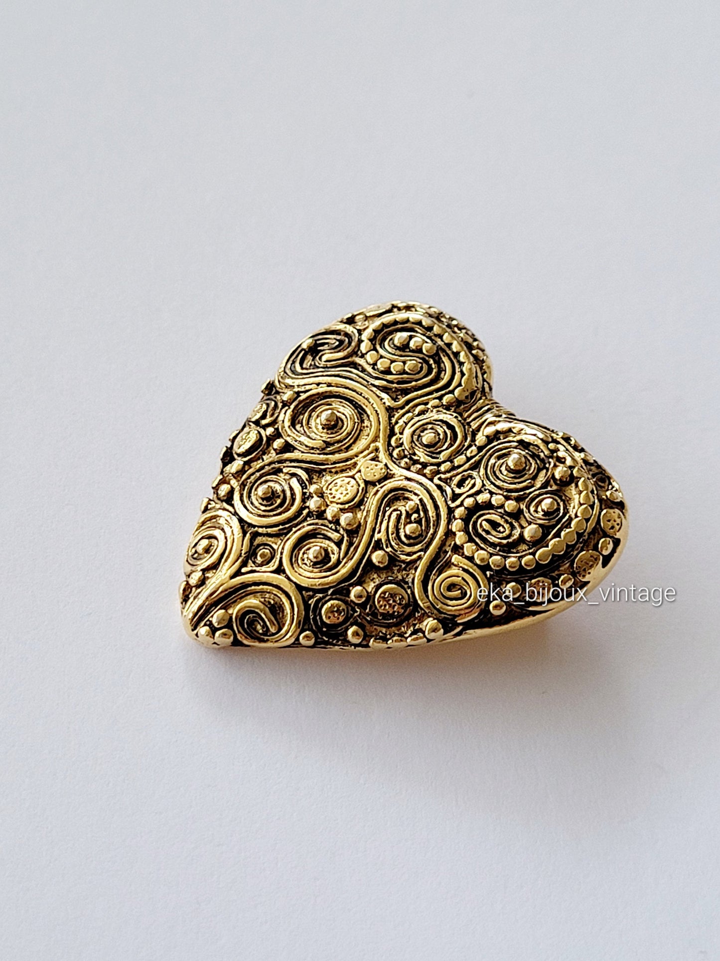 Jean-Louis Scherrer - Vintage Heart Brooch