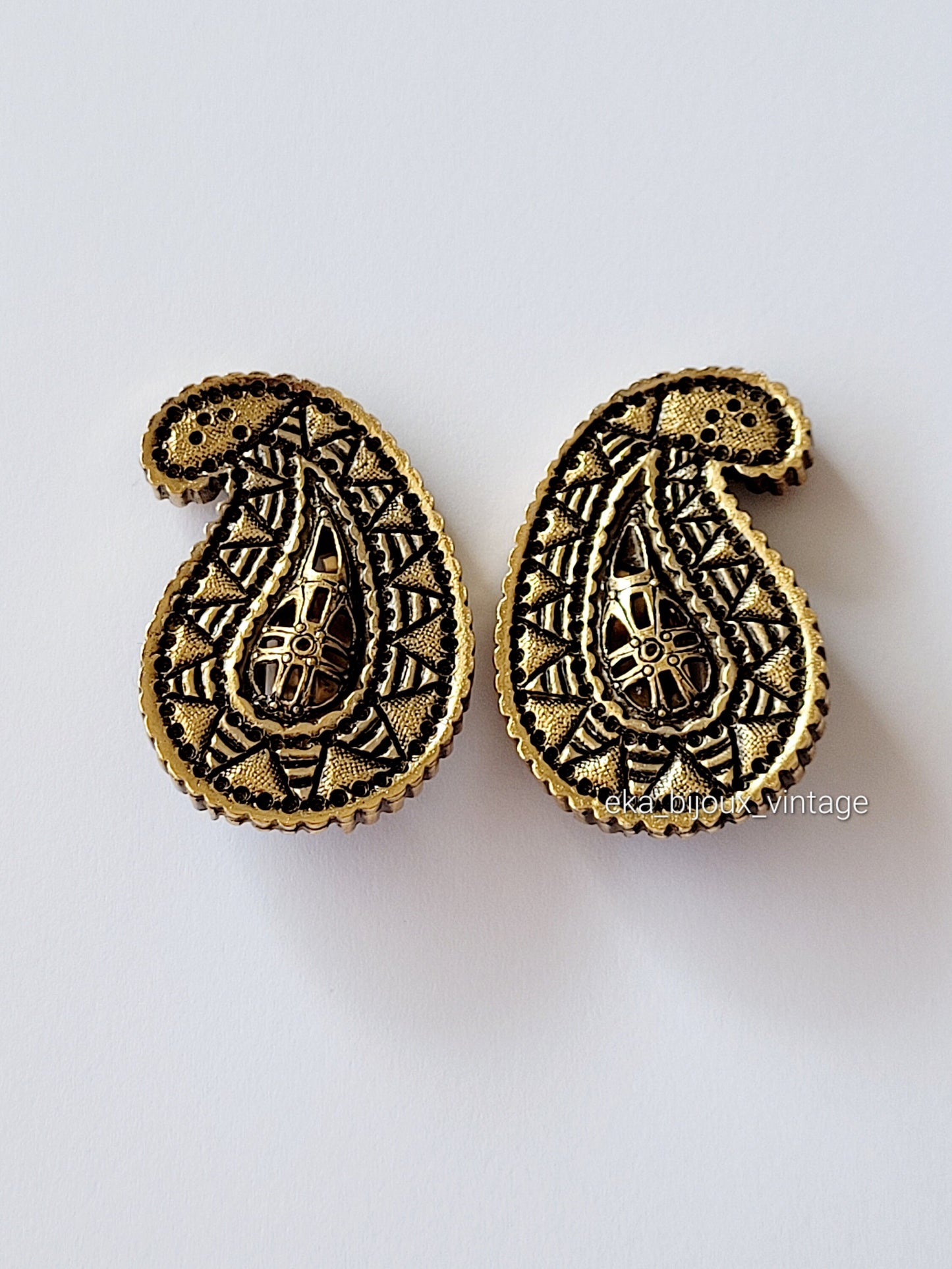 Kenzo - Boucles d'oreilles vintage