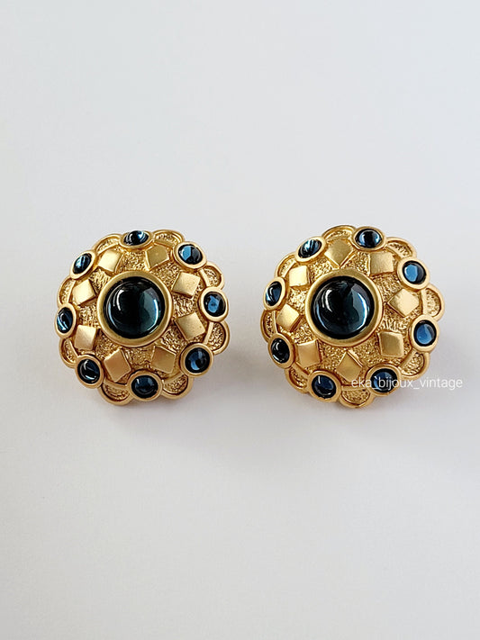 Leritz - Boucles d'oreilles vintage