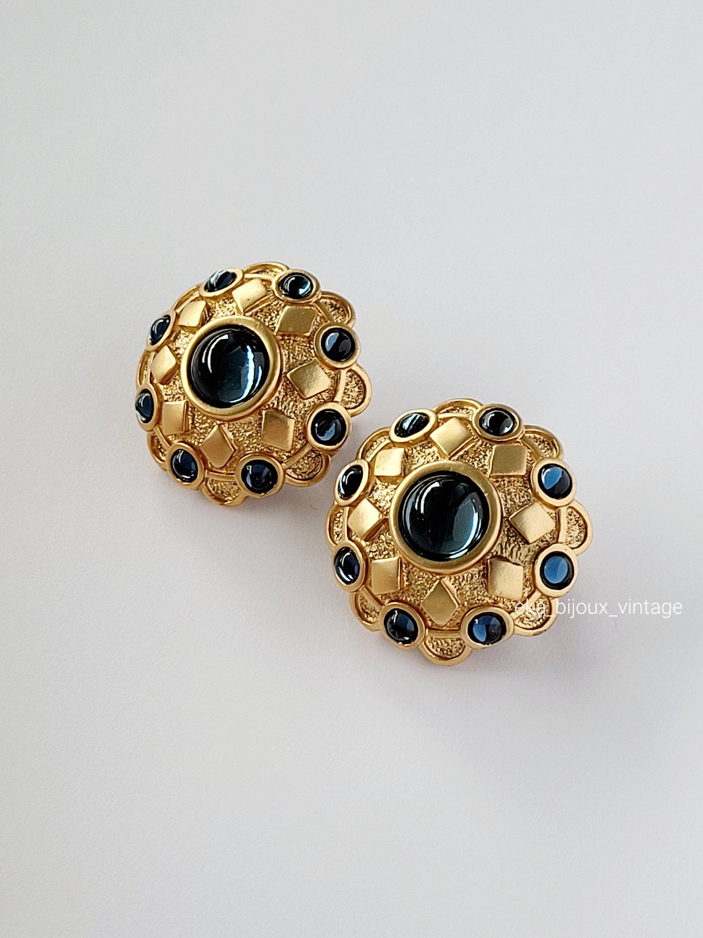 Leritz - Boucles d'oreilles vintage