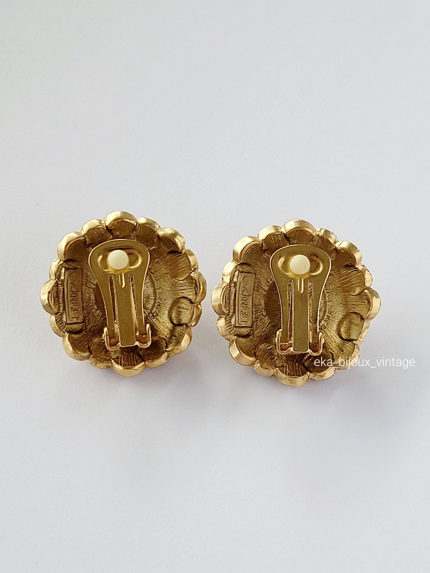 Leritz - Boucles d'oreilles vintage