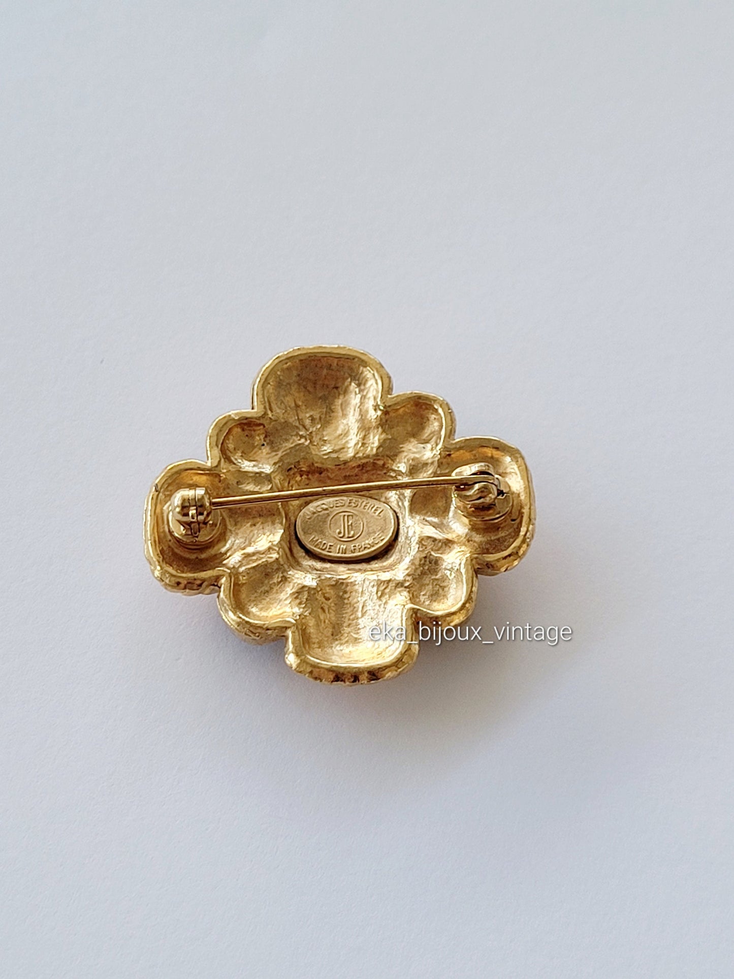 Jacques Esterel - Broche vintage - Croix byzantine