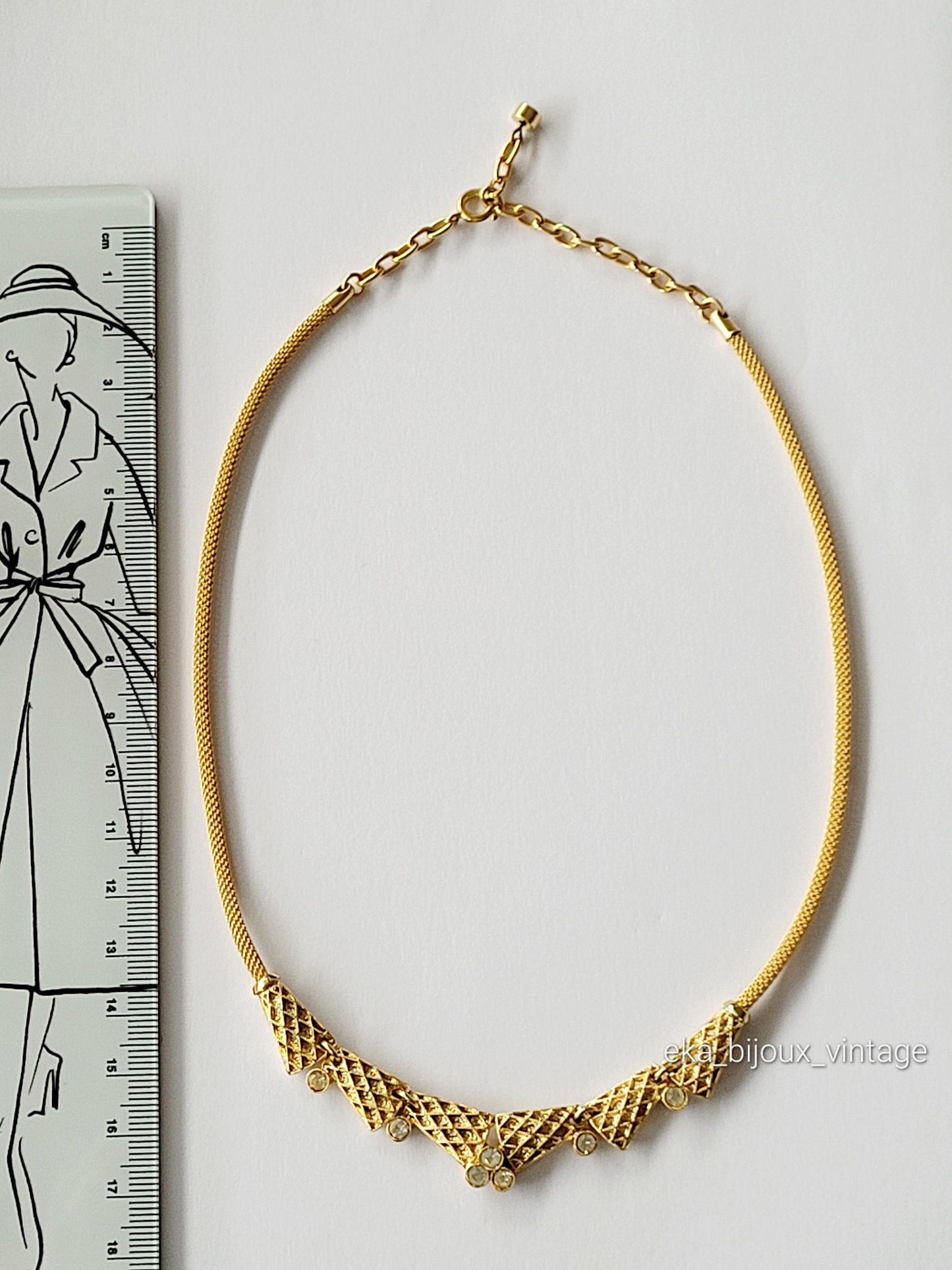 Balenciaga - Vintage gold necklace