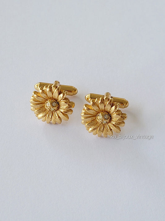 Escada - Flower cufflinks