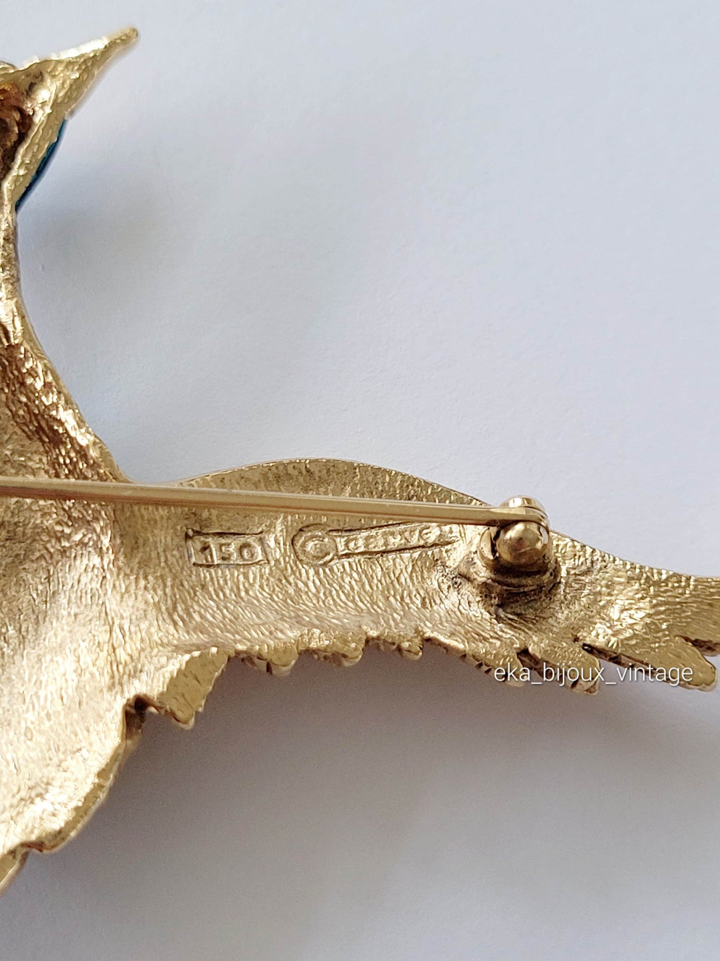 Carven - Vintage bird-shaped brooch