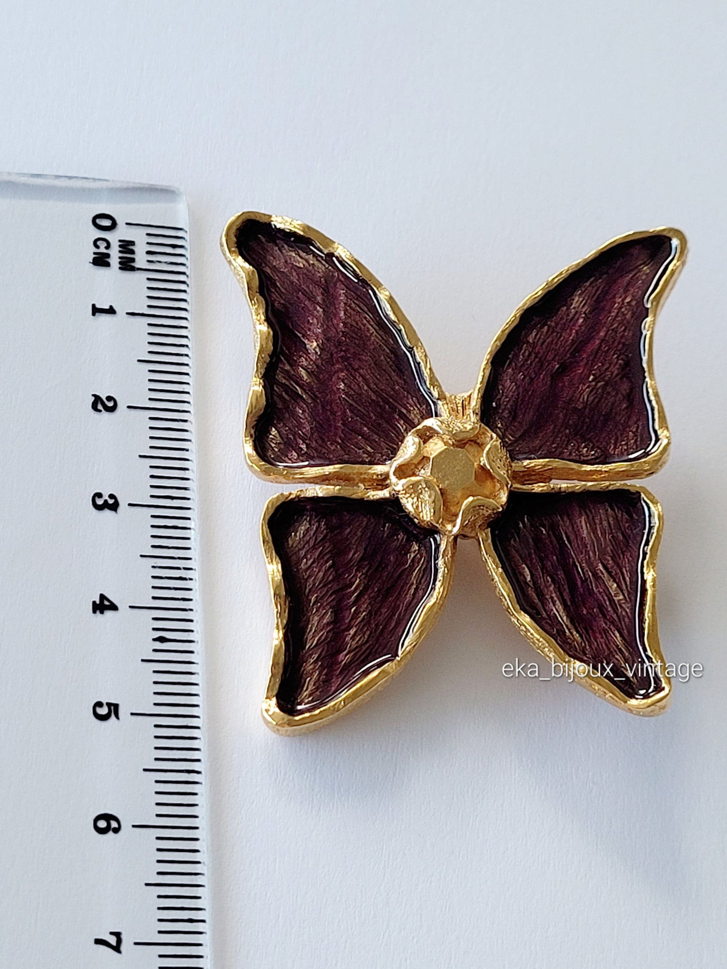 Yves Saint Laurent - Vintage Papillion brooch