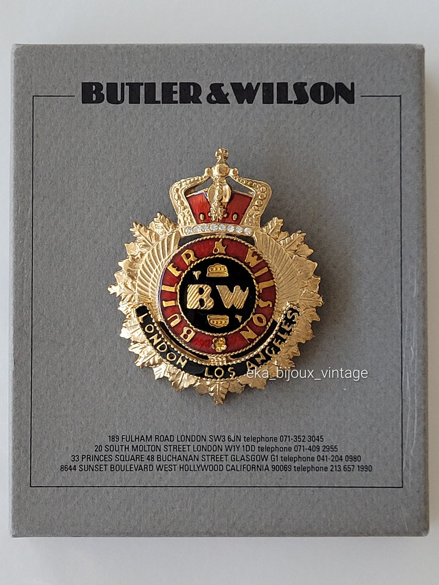 Butler & Wilson - Grande broche vintage