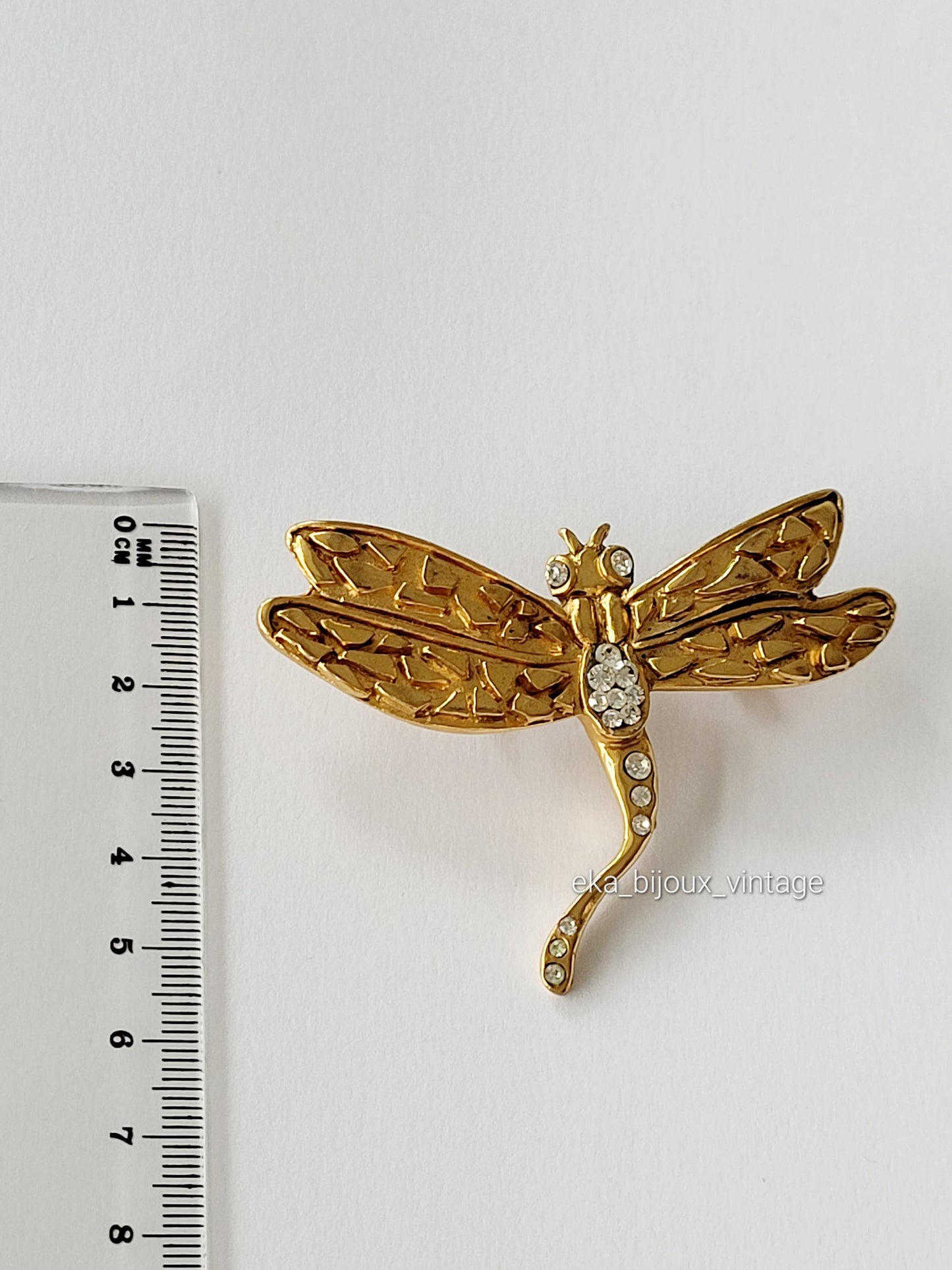 Jacky de G - Broche vintage Libellule