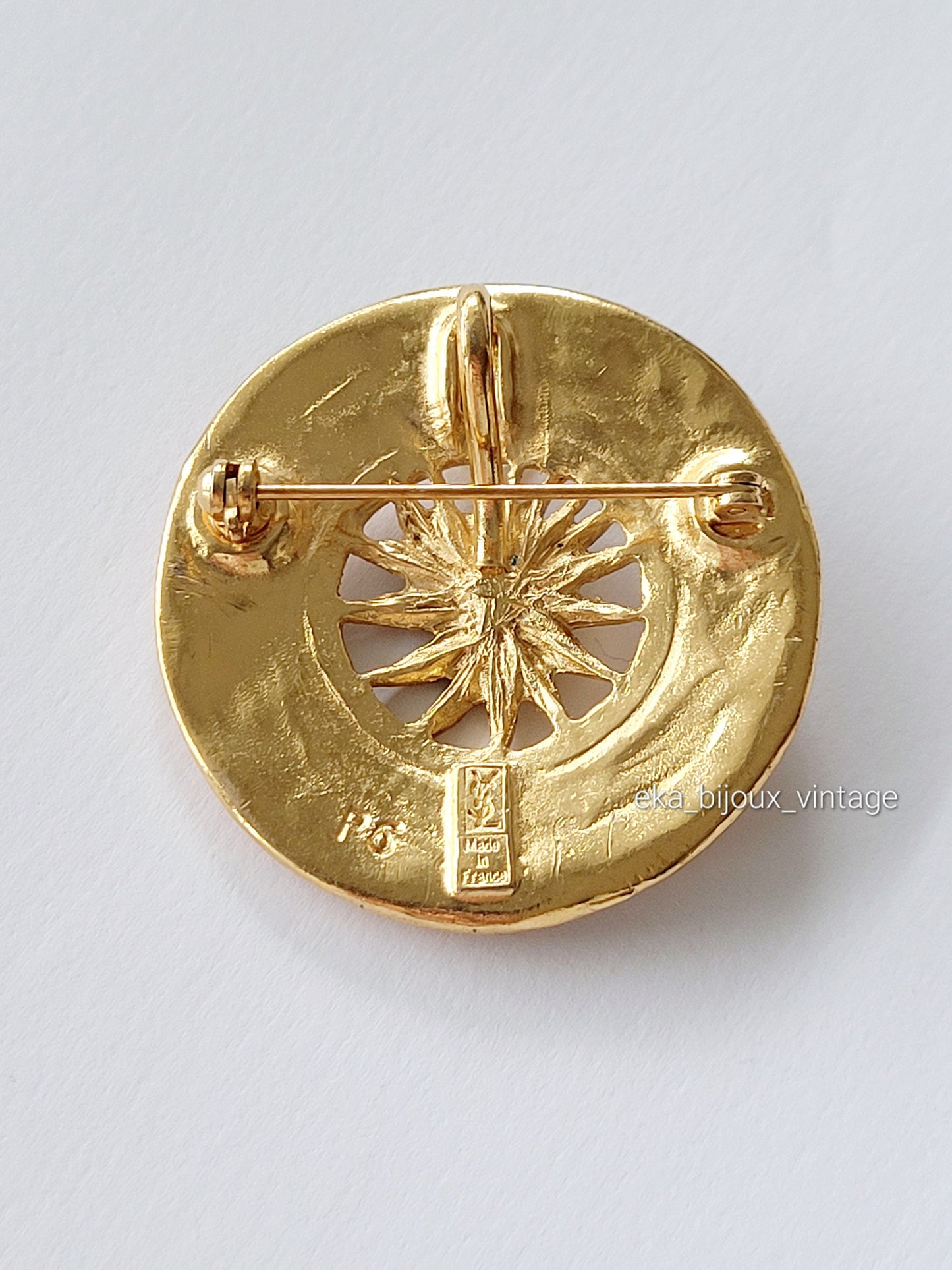 Yves Saint Laurent - Vintage brooch / pendant - Sun